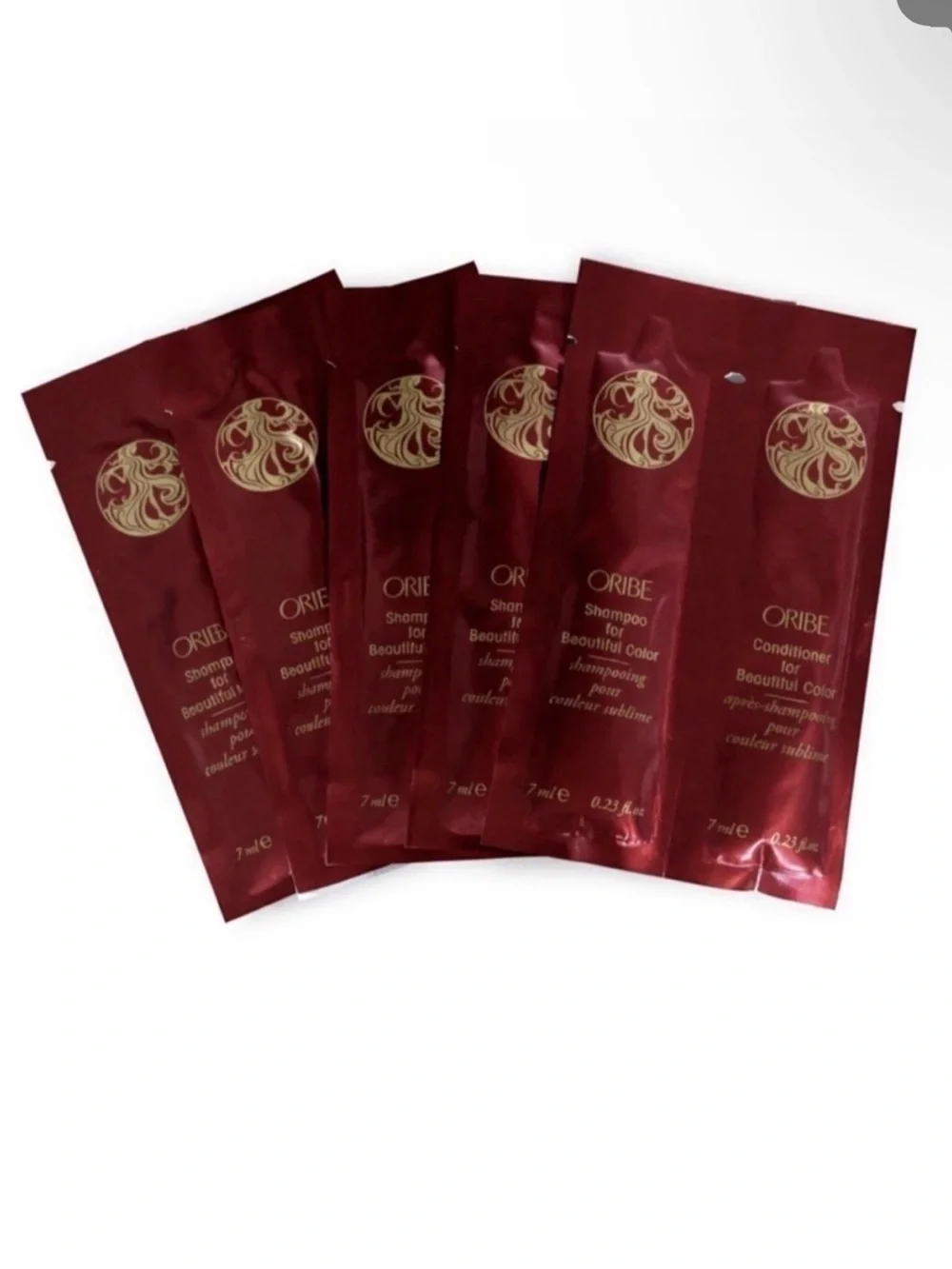 Oribe shampoo and conditioner packets - 5 sets